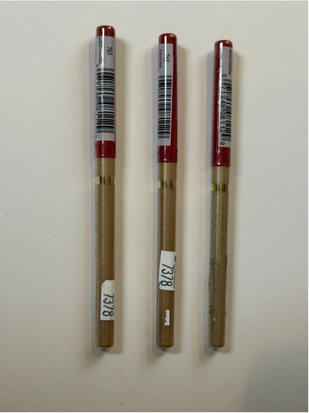 L'Oreal Paris Colour Riche Creamy Lip Liner, Always Red 765 (Set of 3) NEW